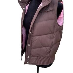 GAP women’s XS vest, brown, down feathers